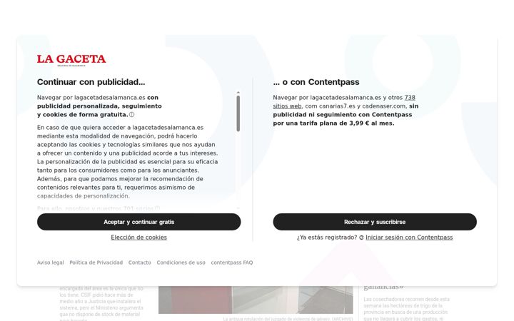 Screenshot of lagacetadesalamanca.es