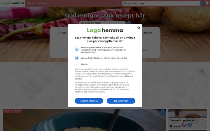 Screenshot of lagahemma.se