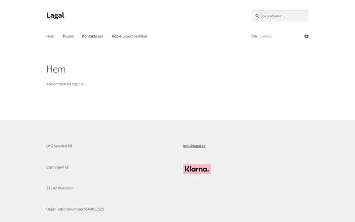Screenshot of lagal.se
