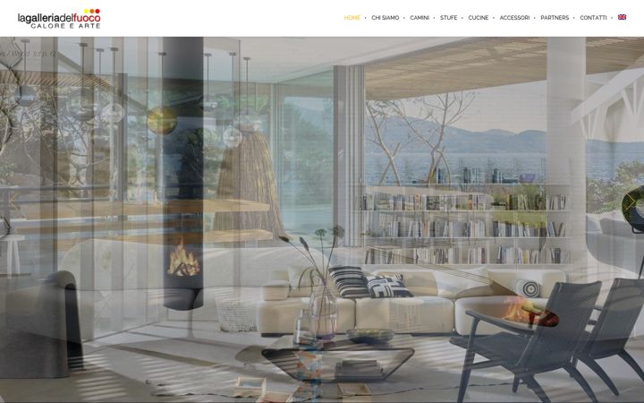 Screenshot of lagalleriadelfuoco.it