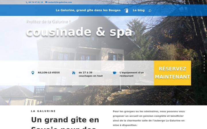Screenshot of lagalurine.fr