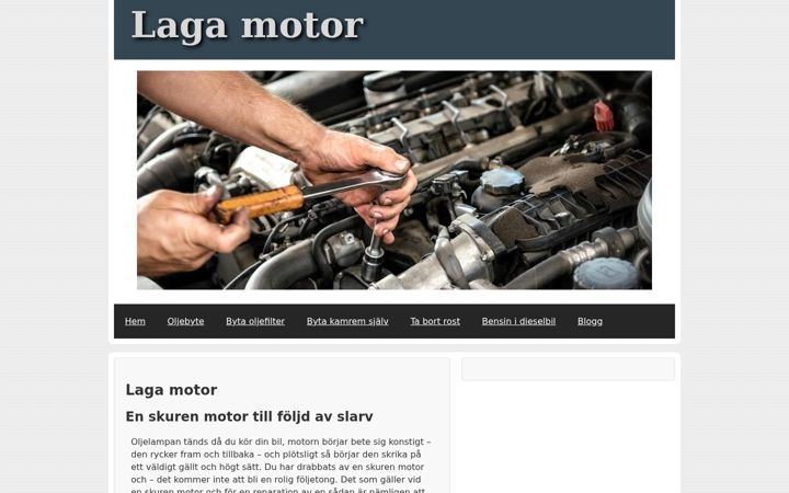 Screenshot of lagamotor.se