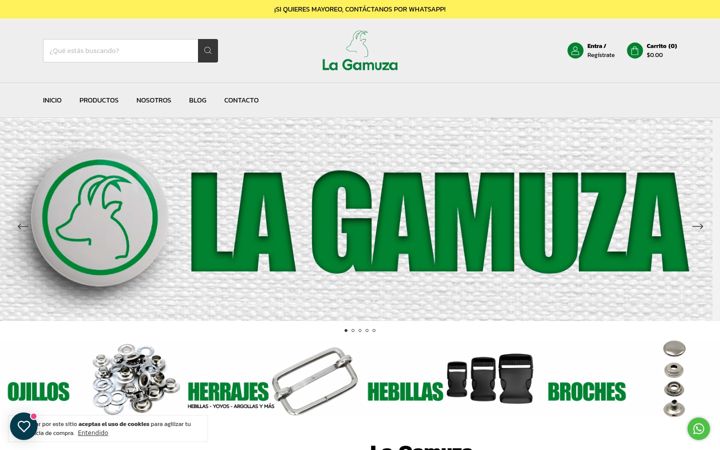Screenshot of lagamuzamx.com