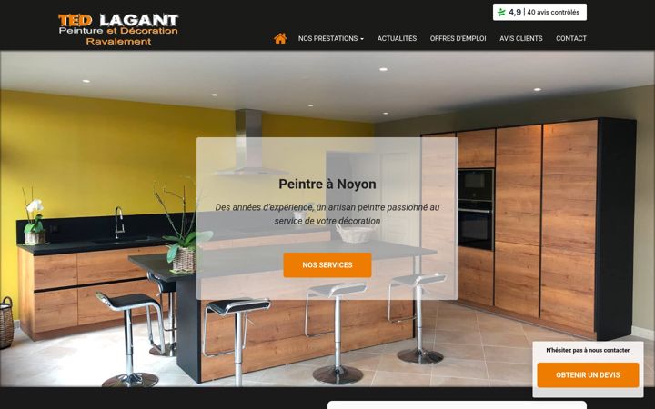 Screenshot of lagant-peinture-avis.com