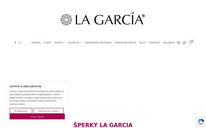 Screenshot of lagarcia.sk