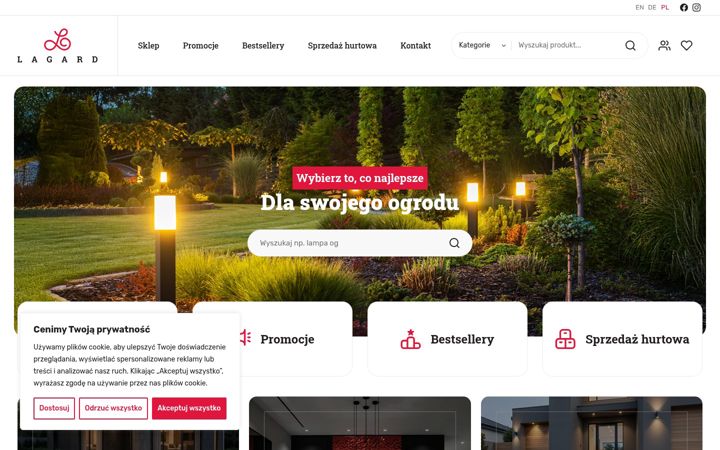 Screenshot of lagard.eu