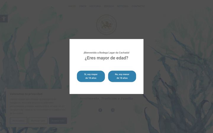 Screenshot of lagardacachada.es