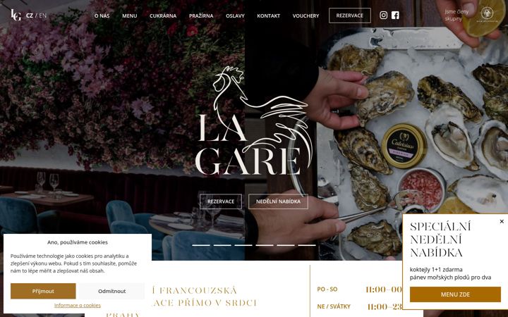 Screenshot of lagare.cz