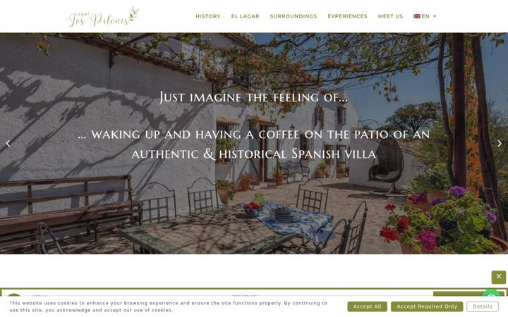 Screenshot of lagarlospilones.es