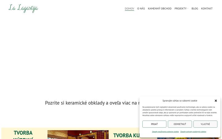 Screenshot of lagartija.sk