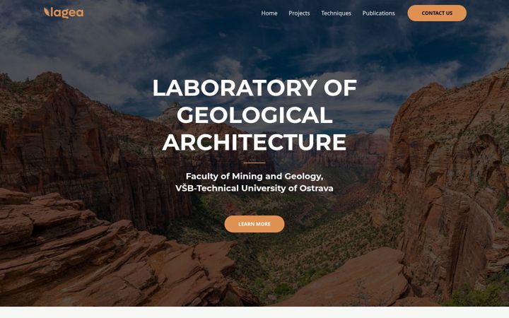 Screenshot of lagea.sk