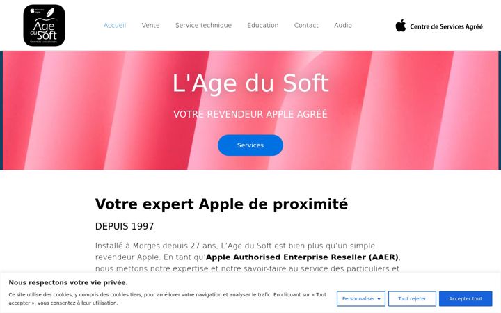 Screenshot of lagedusoft.ch