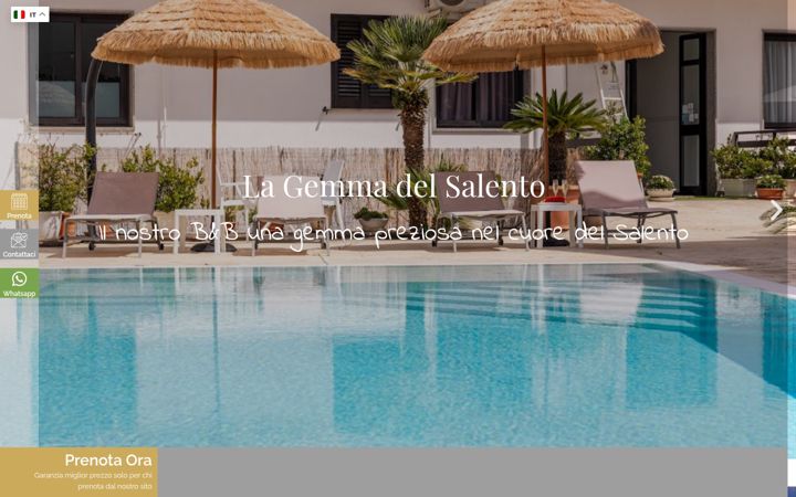 Screenshot of lagemmadelsalento.it