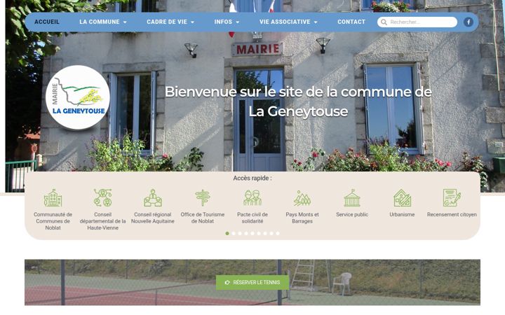Screenshot of lageneytouse.fr