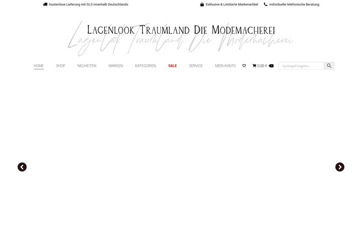 Screenshot of lagenlook-traumland.de