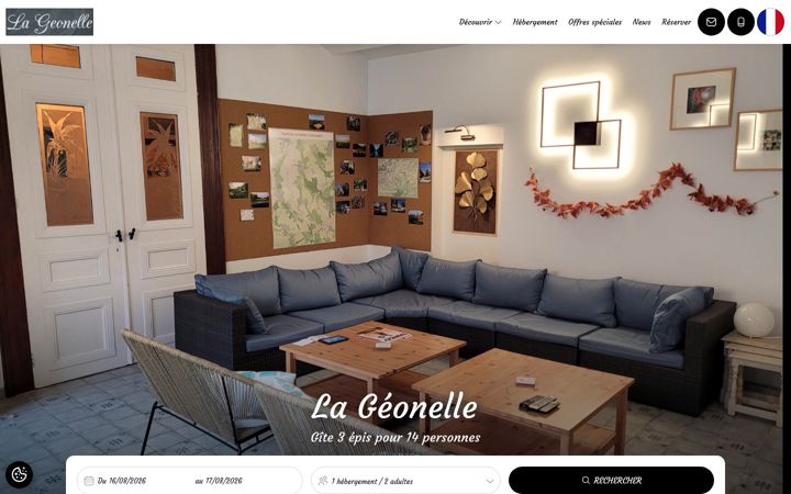 Screenshot of lageonelle.be