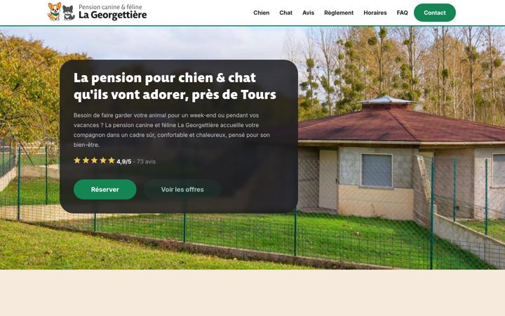 Screenshot of lageorgettiere.com