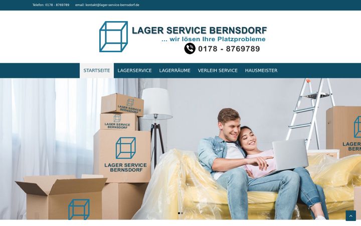 Screenshot of lager-service-bernsdorf.de