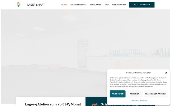 Screenshot of lager-smart.de
