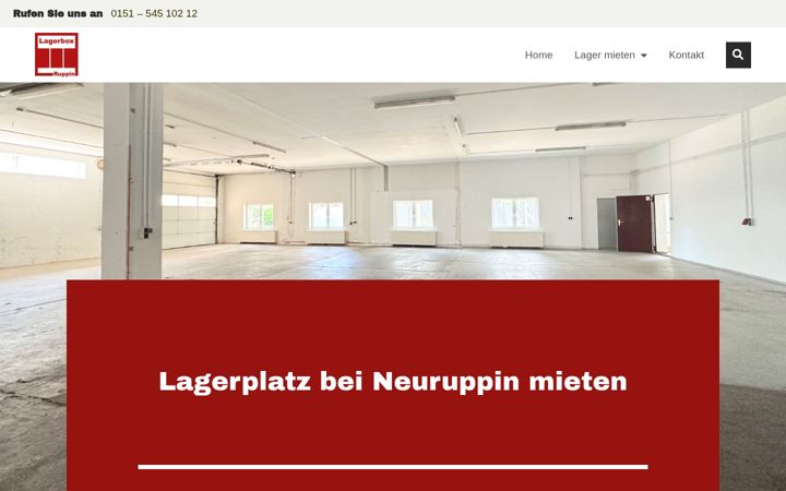 Screenshot of lagerbox-ruppin.de