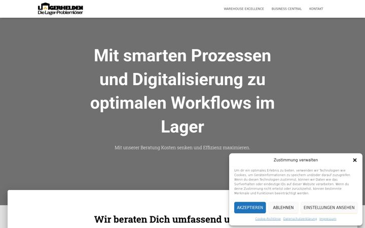 Screenshot of lagerhelden.net