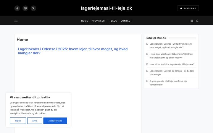 Screenshot of lagerlejemaal-til-leje.dk
