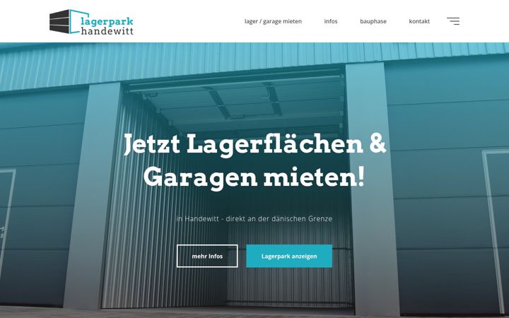 Screenshot of lagerpark-handewitt.de