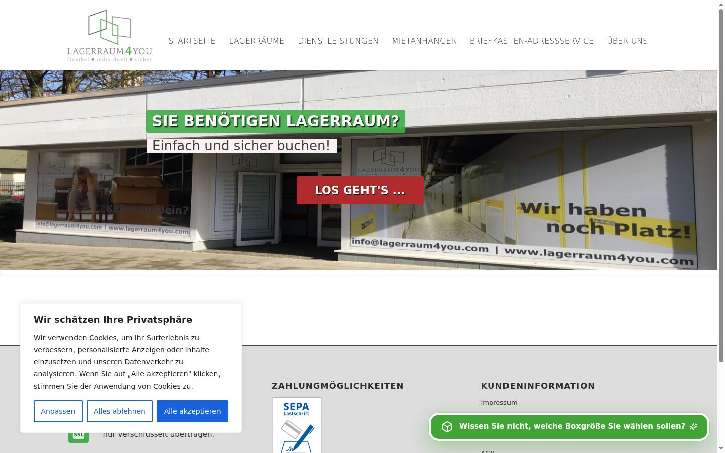 Screenshot tal-banner tal-kunsens muri qabel kwalunkwe interazzjoni