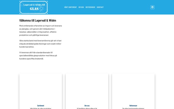 Screenshot of lagervallwiden.se