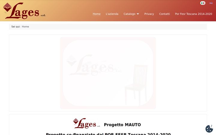 Screenshot of lages.it