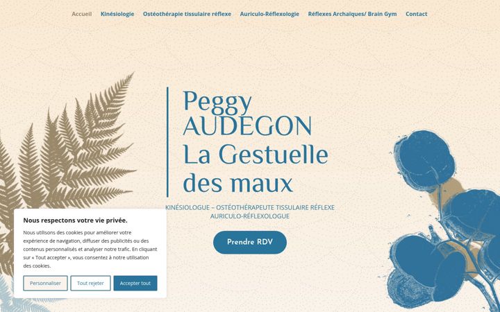 Screenshot of lagestuelledesmaux.com