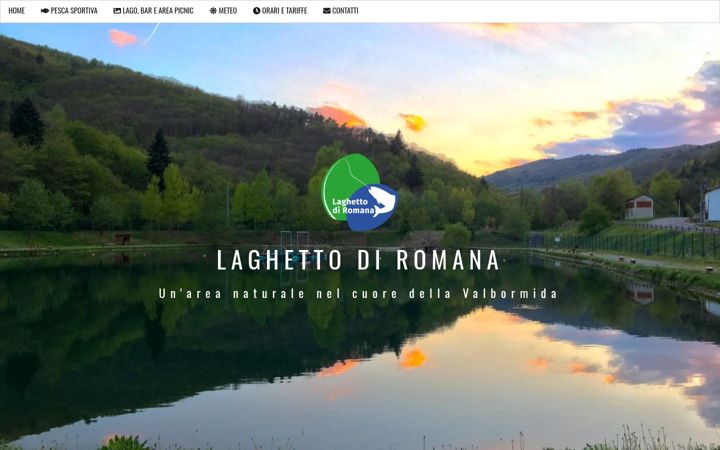 Screenshot of laghettobormida.it
