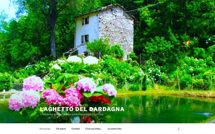 Екранна снимка на laghettodifarne.com