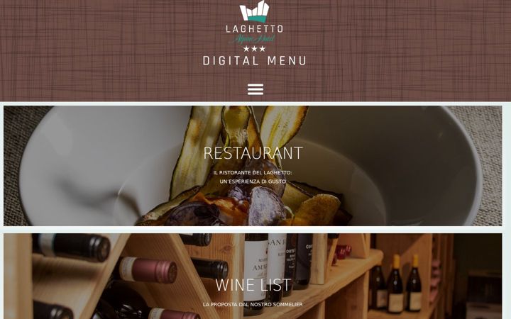 Screenshot of laghettomenu.com