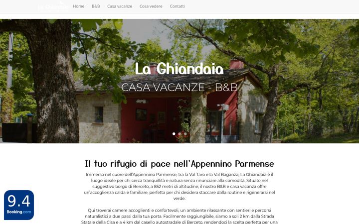 Screenshot of laghiandaiaberceto.it