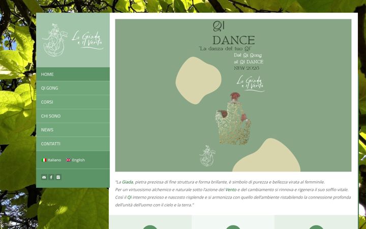 Screenshot of lagiadaeilvento.it