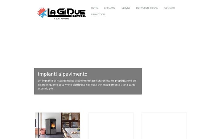 Screenshot of lagidueimpianti.it