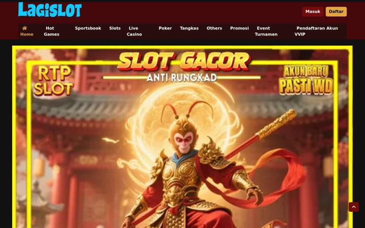 Screenshot of lagislot.org