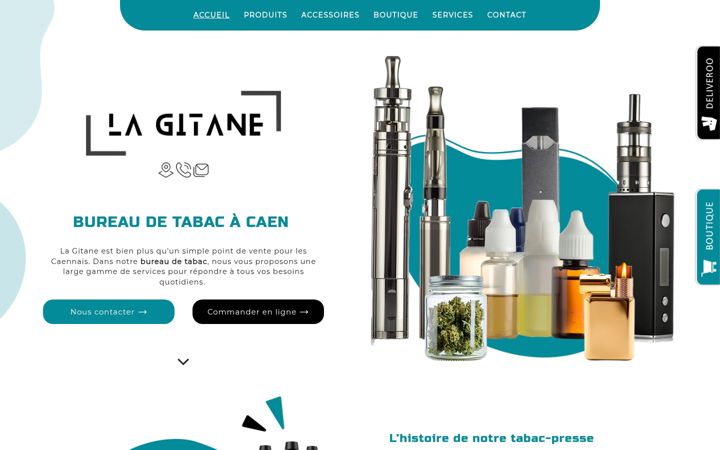 Screenshot of lagitane-tabac.fr