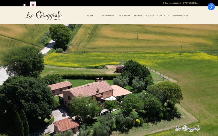Screenshot of lagiuggiola.it