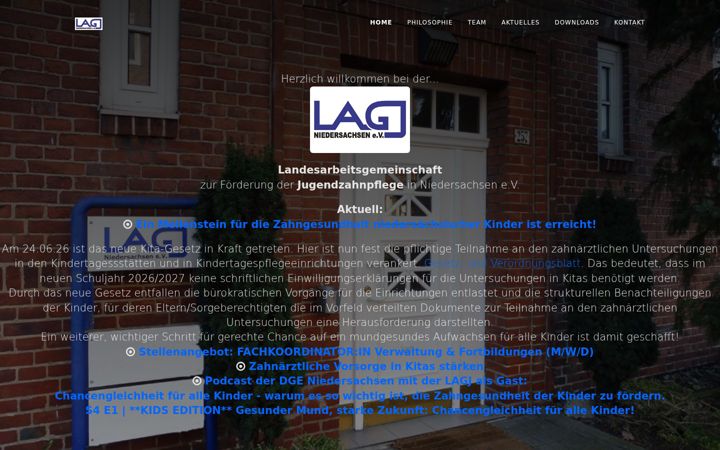 Screenshot of lagj-nds.de