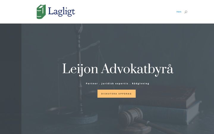 Screenshot of lagligt.se