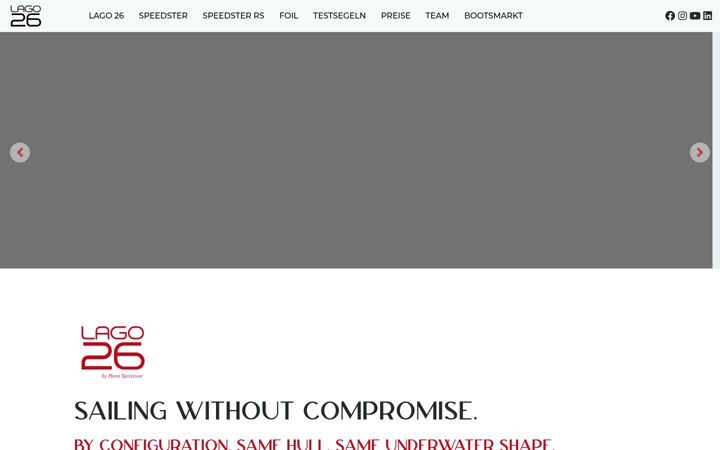 Screenshot of lago26.com