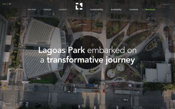 Screenshot of lagoaspark.pt