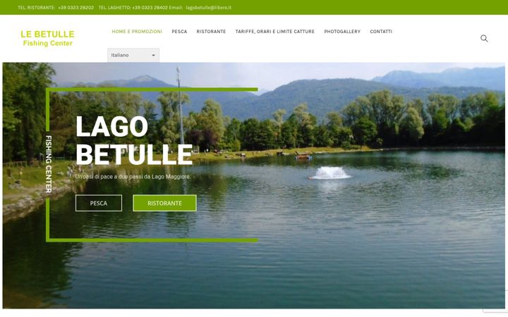 Screenshot of lagobetulle.it