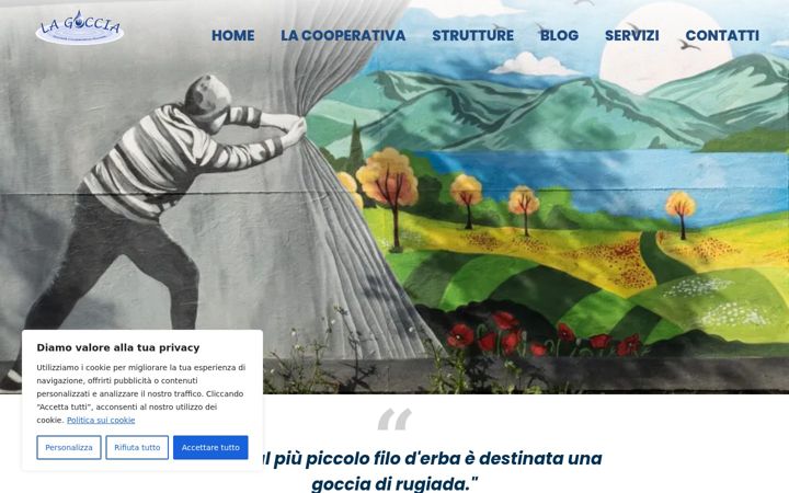 Screenshot of lagoccia.org