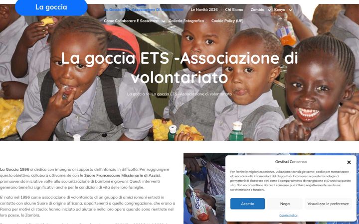 Screenshot of lagoccia1996.it