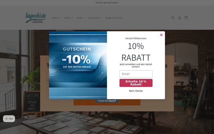 Screenshot of lagocki.de
