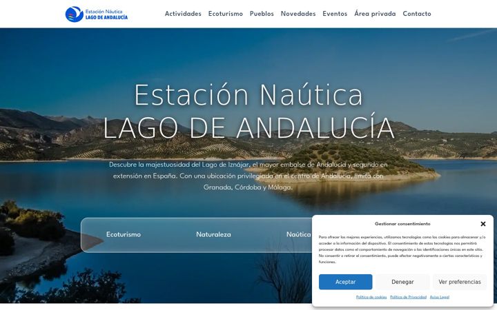 Screenshot of lagodeandalucia.com