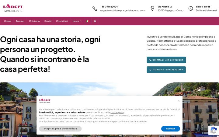 Screenshot of lagodicomo.net